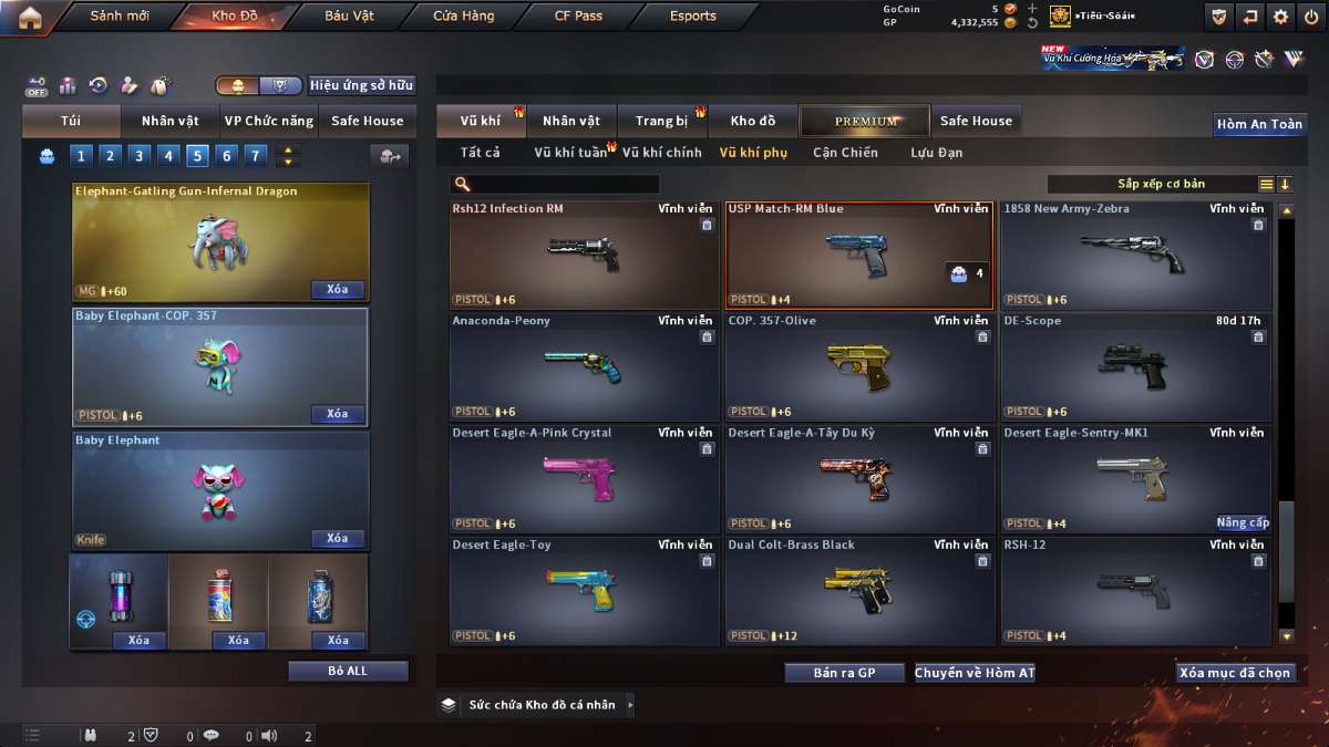 shop acc cf uy tin gia re